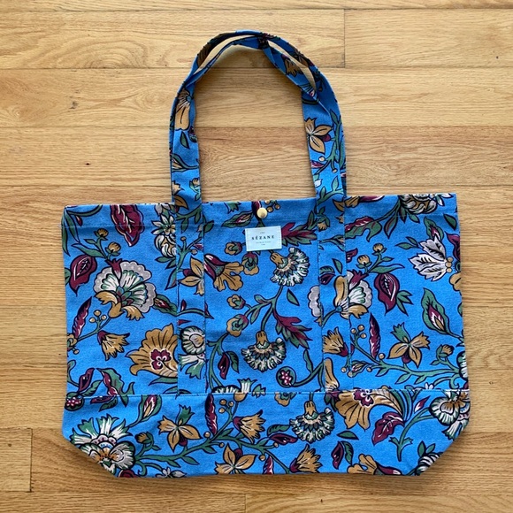Sezane Handbags - Sezane Vibrant color tote bag
